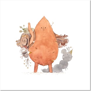 sweet potato Posters and Art